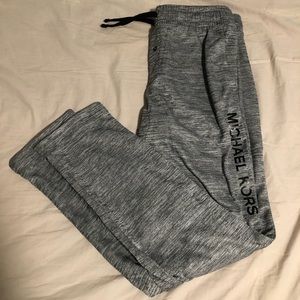 Michael Kors Loungewear, Grey Sweatpants, Medium, NEW with Tags, Button Fly
